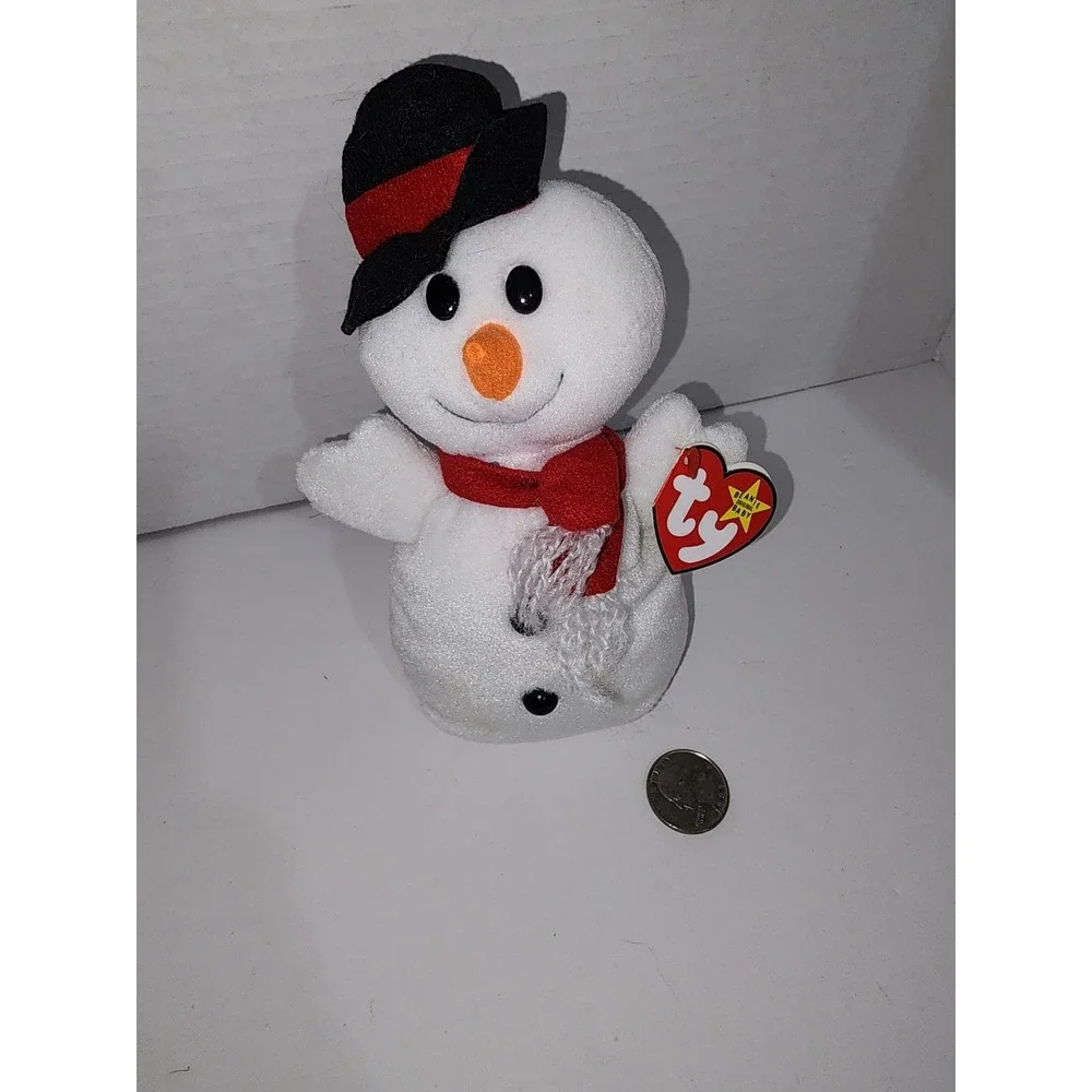 Ty‎ Beanie Babies Snowball The Snowman December 22 1996